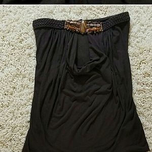 Sky brand keyhole tube top